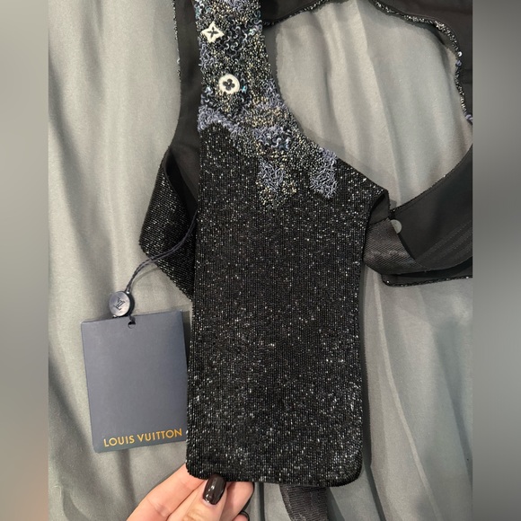 NWT Louis Vuitton *rare*  embroidered mid-layered zippered vest - Picture 5 of 11